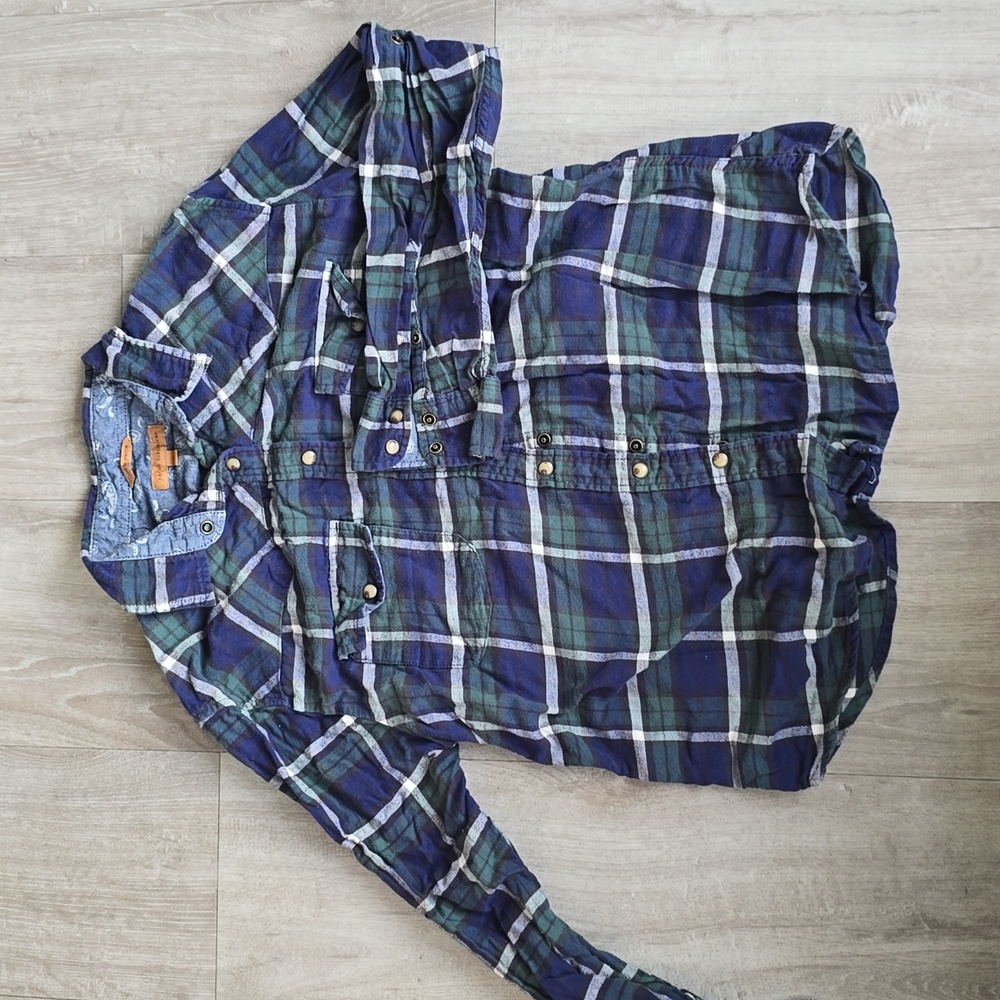 Blue & Green Flannel